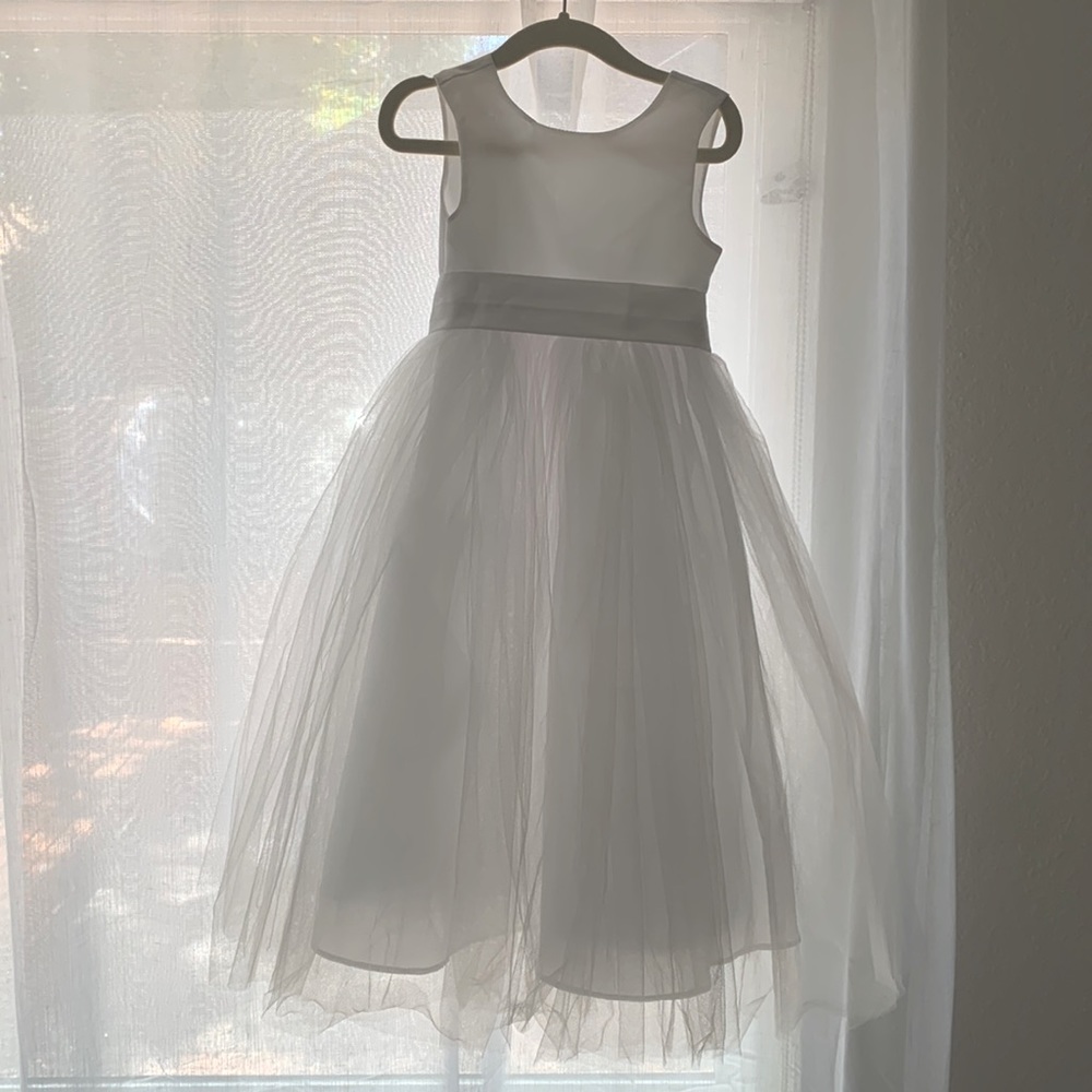 White Flower Girl Dress
